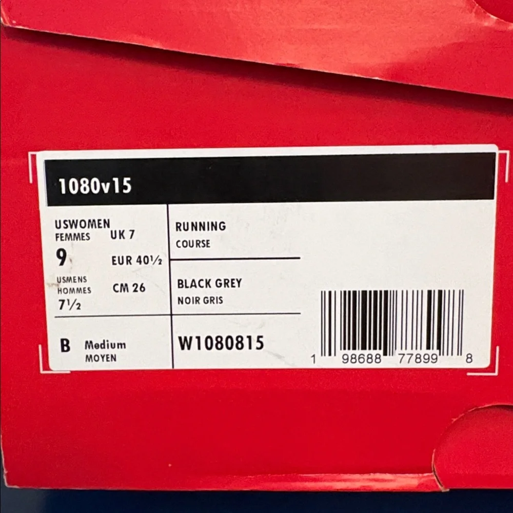 New Balance 1080 v15, size 9 - Picture 12 of 12